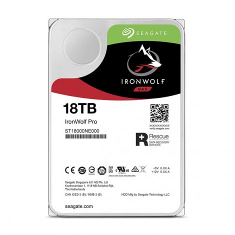 Ổ cứng HDD 18TB SEAGATE Ironwolf Pro ST18000NE000