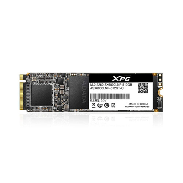 Ổ cứng SSD ADATA SX6000 512GB M.2 PCIe (ASX6000LNP-512GT-C)