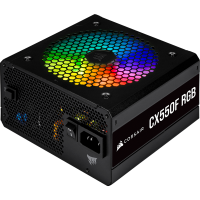 Nguồn máy tính Corsair CX550F RGB Black 80 Plus Bronze - ...