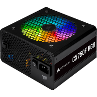 Nguồn máy tính Corsair CX750F RGB Black 80 Plus Bronze - ...