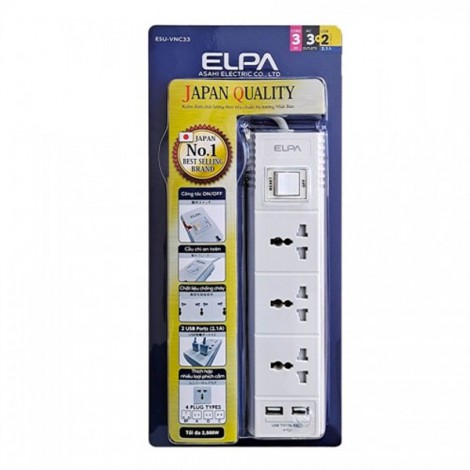 Ổ cắm điện ELPA ESU-VNC33