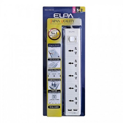 Ổ cắm điện ELPA ESU-VNC53