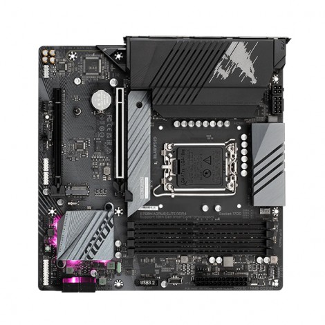 Mainboard Gigabyte B760M Aorus Elite DDR4 (4 x DDR4/ 128GB/ LGA 1700/ Micro ATX)
