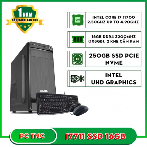 Máy bộ TNC I7711 SSD 16GB