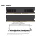 RAM Desktop Kingston Fury Beast Black 16GB DDR4 Bus 3200Mhz KF432C16BB/16