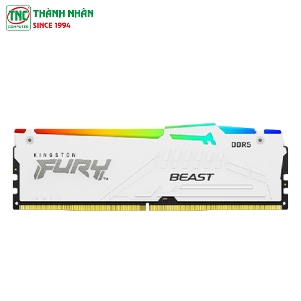 Ram Desktop Kingston Fury Beast RGB White ...