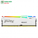 Ram Desktop Kingston Fury Beast RGB White 16GB ...
