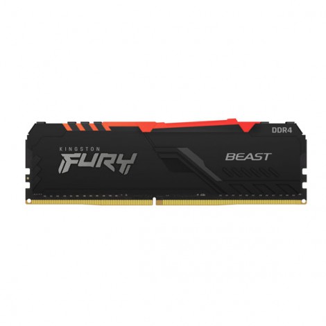 Ram Desktop Kingston 16GB DDR4 3200MHz CL16 Fury Beast RGB KF432C16BB1A/16