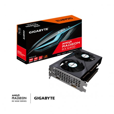 Card màn hình Gigabyte Radeon RX 6400 EAGLE 4G (GV-R64EAGLE-4GD)