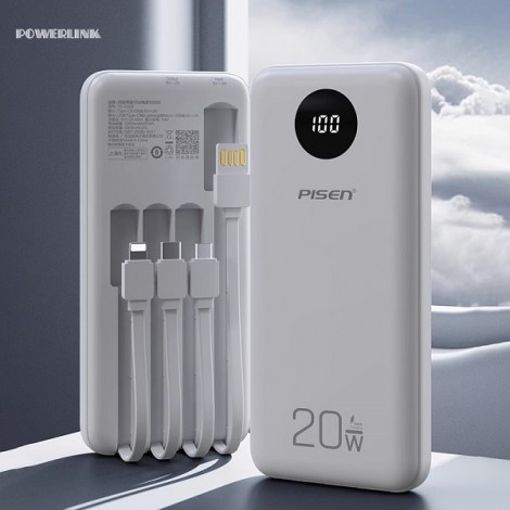 Sạc dự phòng PISEN QUICK PowerFo Library ...