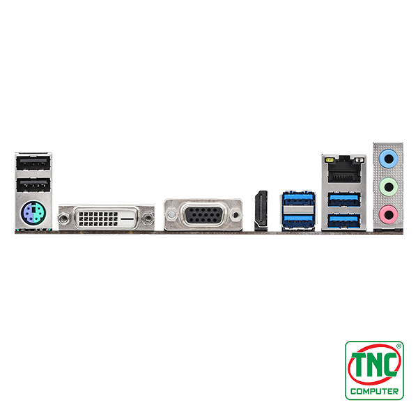 Cổng xuất hình HDMI, DVI-D và D-Sub mainboard ASROCK B450M-HDV R4.0