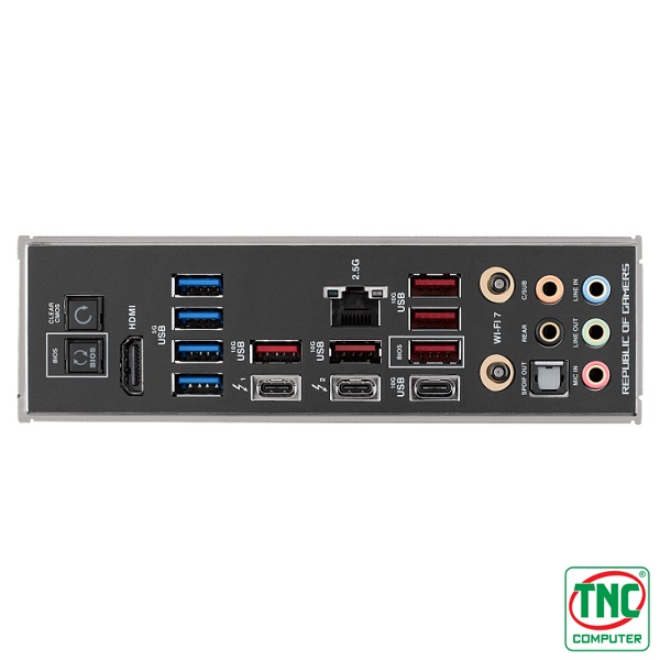 cổng kết nối đa dạng Mainboard gaming Asus ROG MAXIMUS Z790 DARK HERO