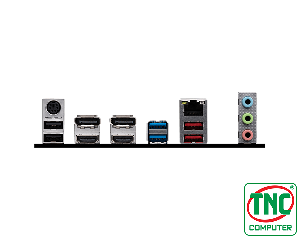 đa dạng cổng kết nối mainboard msi chính hãng