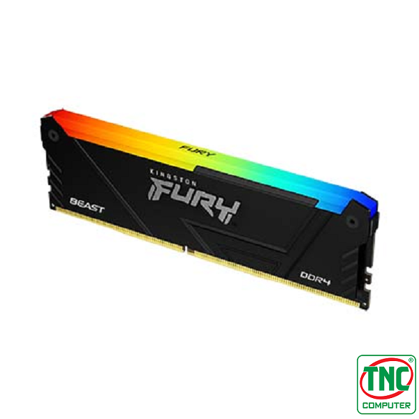 Hiệu suất ổn định Ram Desktop Kingston Fury Beast RGB 8GB DDR4 Bus 3733MT/s KF437C19BB2A/8