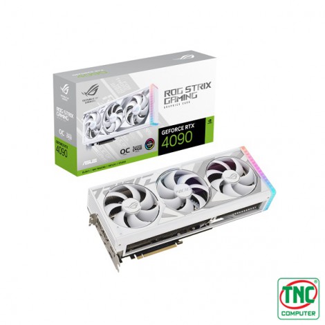 Card màn hình Asus ROG Strix GeForce RTX 4090 24GB GDDR6X White OC Edition (ROG-STRIX-RTX4090-O24G-WHITE)