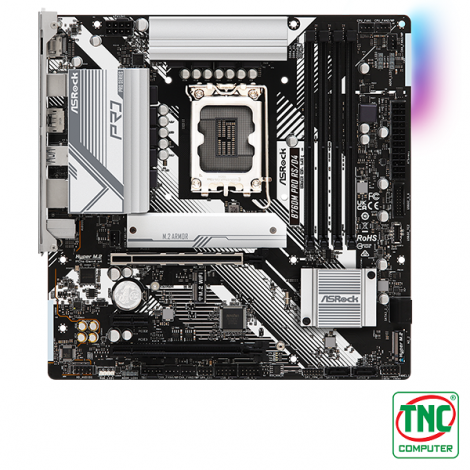 Mainboard ASROCK B760M PRO RS/D4 (4 x DDR4/ 128GB/ LGA 1700/ Micro ATX)