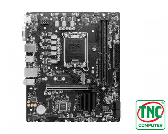 Mainboard MSI Pro B760M-E DDR4 (2 x DDR4/ 64 GB/ LGA 1700/ Micro ATX)