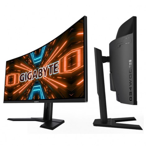 Màn hình LCD Gigabyte G34WQC A (34 inch VA/ 3440 x 1440/ 350 cd/m2/ 1ms/ 144Hz)