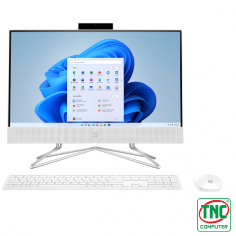 Máy bộ HP AIO 22-dd2042d 9A8J7PA (i5 1235U/ Ram 16GB/ SSD 512GB/ 21.5 FHD/ Windows 11/ Trắng)