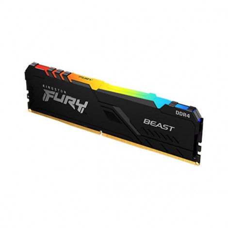 Ram Desktop Kingston Fury Beast RGB 16GB DDR4 Bus 3200Mhz KF432C16BBA/16