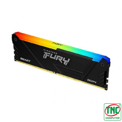 Ram Desktop Kingston Fury Beast RGB 32GB DDR4 Bus 3600MT/s KF436C18BB2A/32