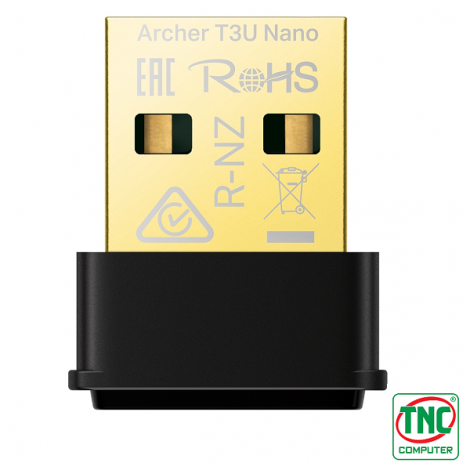 USB Wi-Fi TP-Link Archer T3U Nano (1300 Mbps/ Wifi 5/ 2.4/5GHz)