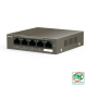 Switch PoE Tenda TEF1105P-63W (5 port/ 10/100Mbps)