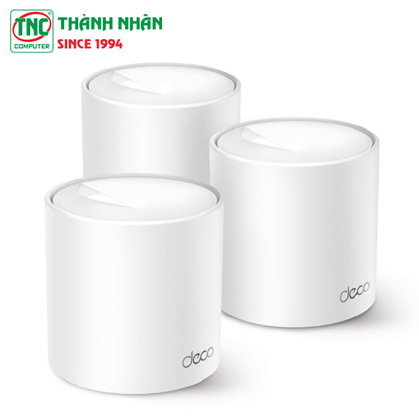 Bộ phát Wifi 6 Mesh TP-Link Deco X10 (3-pack) - (1500 Mbps/ Wifi 6/ 2.4/5 GHz)