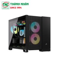 Case Corsair 2500D Airflow Tempered Glass Mid-Tower Black ...
