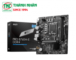 Mainboard MSI Pro B760M-E DDR4 (2 x DDR4/ 64 GB/ LGA 1700/ Micro ...