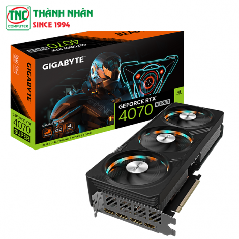 Card màn hình Gigabyte GeForce RTX 4070 Super Gaming OC 12G (GV-N407SGAMING OC-12GD)