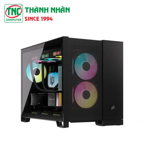 Case Corsair 2500D Airflow Tempered Glass Mid-Tower Black (CC-9011263-WW)