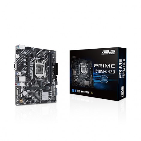 Mainboard Asus Prime H510M-K R2.0 (2 x DDR4/ 64 GB/ LGA1200 /Micro-ATX)