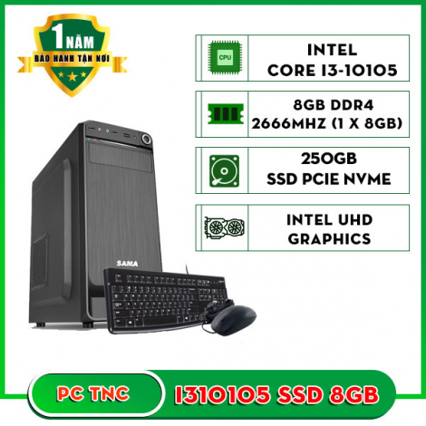 Máy bộ TNC I310105 (I3 10105/ Ram 8GB/ SSD ...