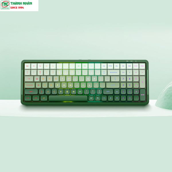Bàn phím cơ Gaming không dây Newmen DualMode MAMA SK01 Ngọc lục bảo N-box Switch