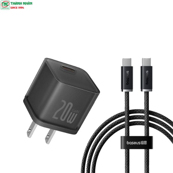 Bộ combo củ sạc + cáp sạc Baseus ...