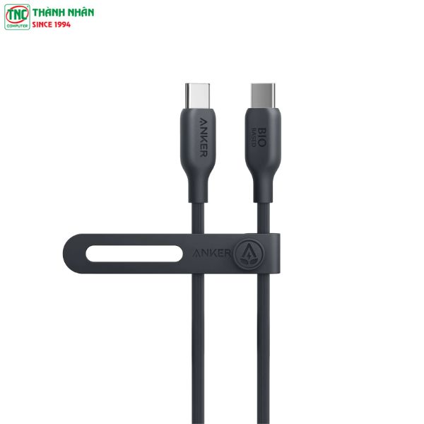 Cáp sạc Anker 544 Type-C sang Type-C dài 0.9m TPE Bio-Based màu đen (black) B2B_A80F1H11