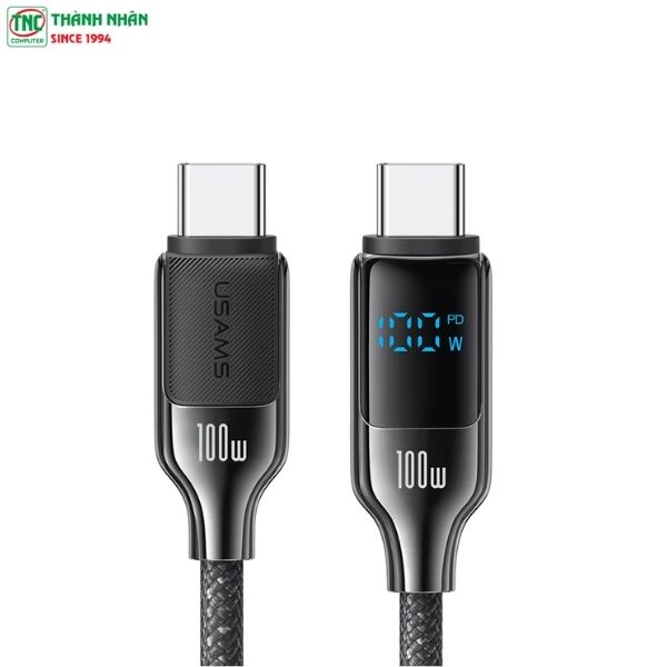 Cáp sạc nhanh USAMS Type-C To Type-C 100W ...