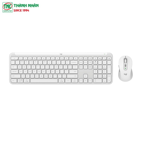 Combo Bàn phím và Chuột không dây Logitech Signature Slim MK950 màu Trắng