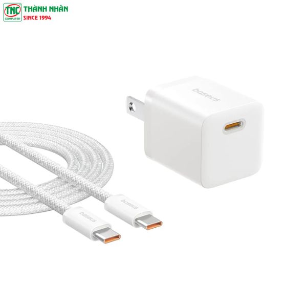 Combo củ sạc + cáp sạc Baseus GaN5 ...