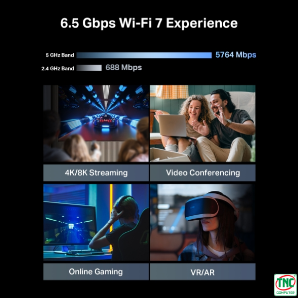 Bộ Phát Archer TP-Link BE400 (6452 Mbps/ Wifi 7/ 2.4/5 GHz) Bộ Phát Archer TP-Link BE400 (6452 Mbps/ Wifi 7/ 2.4/5 GHz)