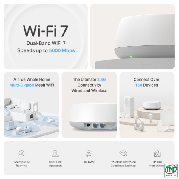 Bộ phát Wifi Mesh Deco BE25 Bộ phát Wifi Mesh Deco BE25