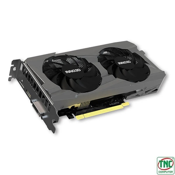Card màn hình Inno3D GeForce RTX 3050 Twin X2 6GB có hệ thống quạt kép tiên tiến, mạnh mẽ Card màn hình Inno3D GeForce RTX 3050 Twin X2 6GB có hệ thống quạt kép tiên tiến, mạnh mẽ