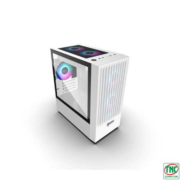 Case JETEK Game X1 White có cổng kết nối đa dạng Case JETEK Game X1 White có cổng kết nối đa dạng