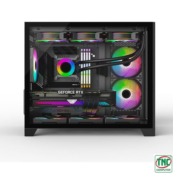 dễ dàng lắp đặt và nâng cấp các linh kiện Case MIK LV12 M Black (Không Fan)