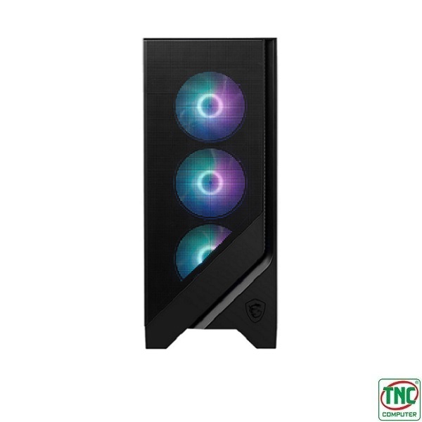 thiết kế với luồng gió tối ưu case MSI MAG FORGE 320R Airflow Black