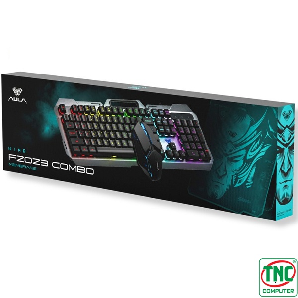 Combo Bàn phím và Chuột giả cơ Gaming có dây Aula F2023 Combo Bàn phím và Chuột giả cơ Gaming có dây Aula F2023