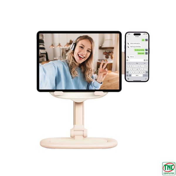 Giá đỡ điện thoại và Ipad Baseus Seashell Stand Baby Pink B10451501411-00 Giá đỡ điện thoại và Ipad Baseus Seashell Stand Baby Pink B10451501411-00