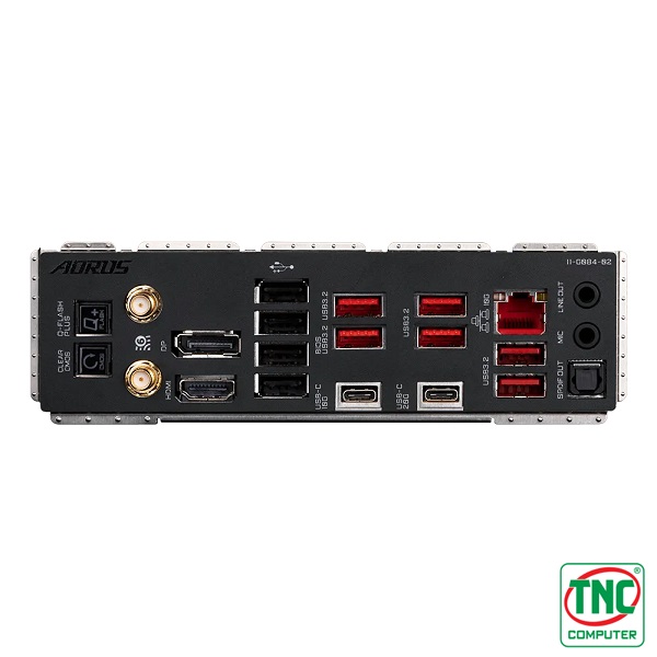 Cổng kết nối đa dạng Gigabyte X670E AORUS MASTER