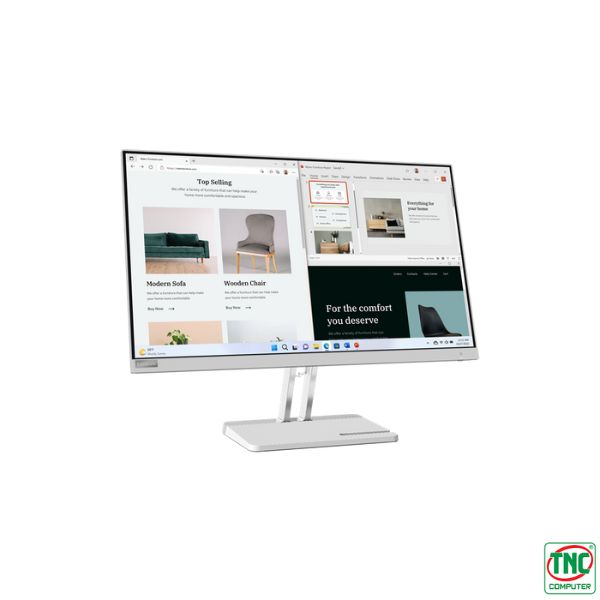 thiết kế hiện đại, sang trọng Màn hình LCD Lenovo 67ACKAC4VN 27 inch FHD VA